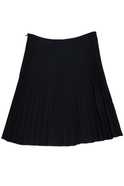 Armani Collezioni - Black Pleated Skirt Sz 8
