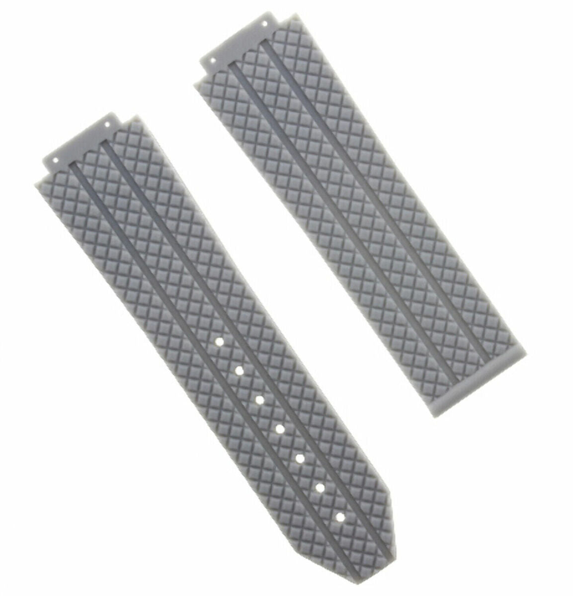 24-25MM RUBBER WATCH STRAP BAND FOR HUBLOT FUSION BIG BANG 44-44.5-45MM CERAMIC